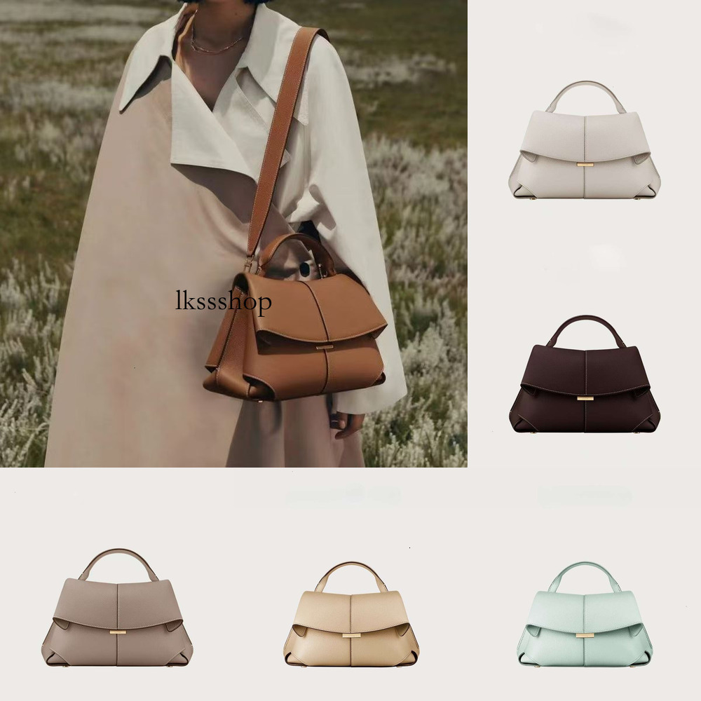 Designer Bag polennely bag Mini Tonca Textured Duo Shoulder Camel polenelies Bag Tote Women Cross Body Bags Lady Handbag Leather Bag Half Moon Underarm ec