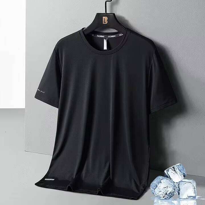 Men's Q-MAX Unisex Sport Oversized Breathable Woven Fabric with Quick Dry & Ice Cool Design Custom T-Shirt