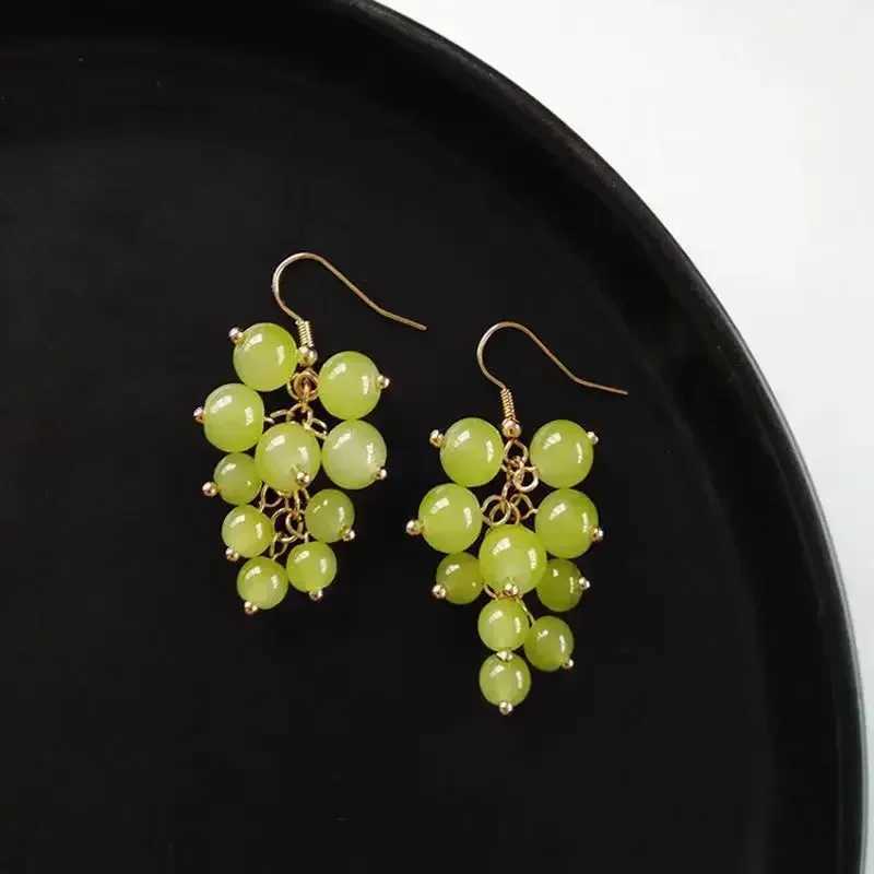 Fashion Grape Earrings For Women Simple Cute Fruit Drop Dangle Hook Earring Party Trendy Jewelry Accessories Gift Y250812