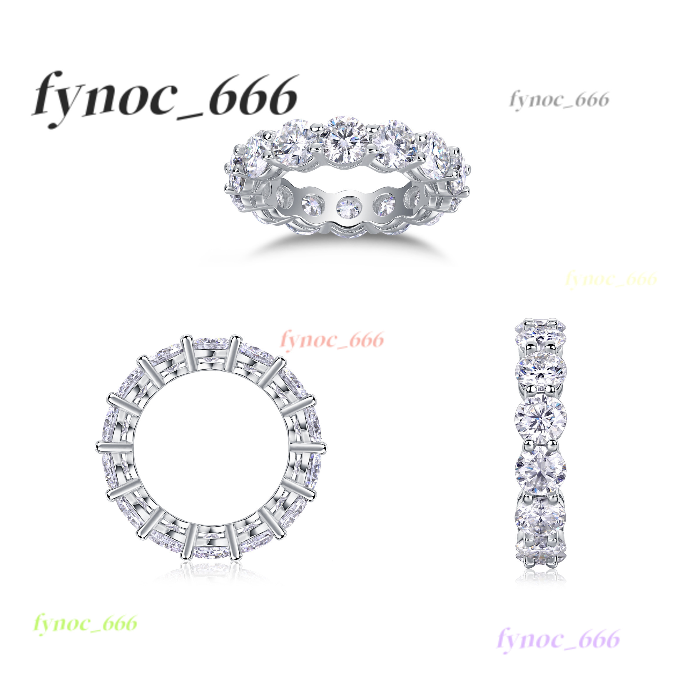 925 Sterling Silver Ring with 1ct Moissanite Center Stone Luxury Design for Special Occasions