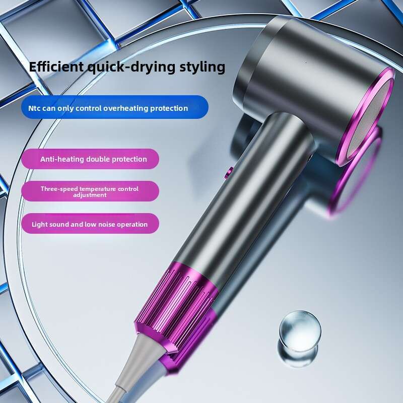 For Home Dormitory Use, Hot/Cold Wind, Negative-Ion, High-Power, Salon-Style Hair Dryer