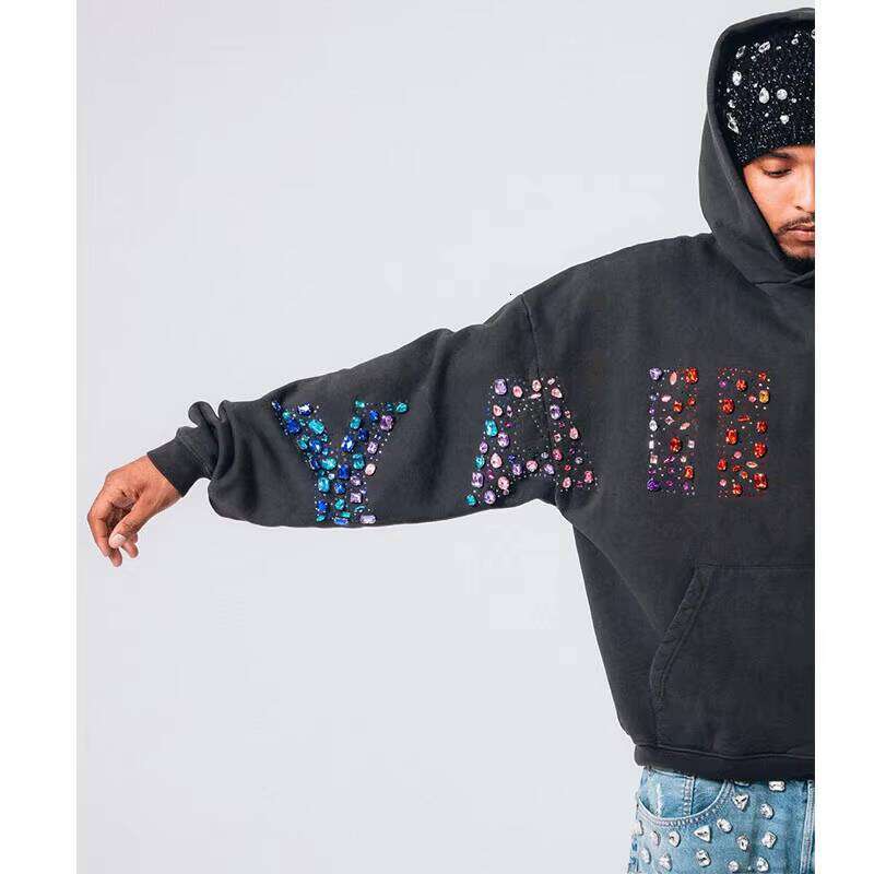 Customized Crop Hoodie 3D Solid Pattern Anti-Shrink Rhinestone Embroidery Acid Wash Silicone Print Techniques