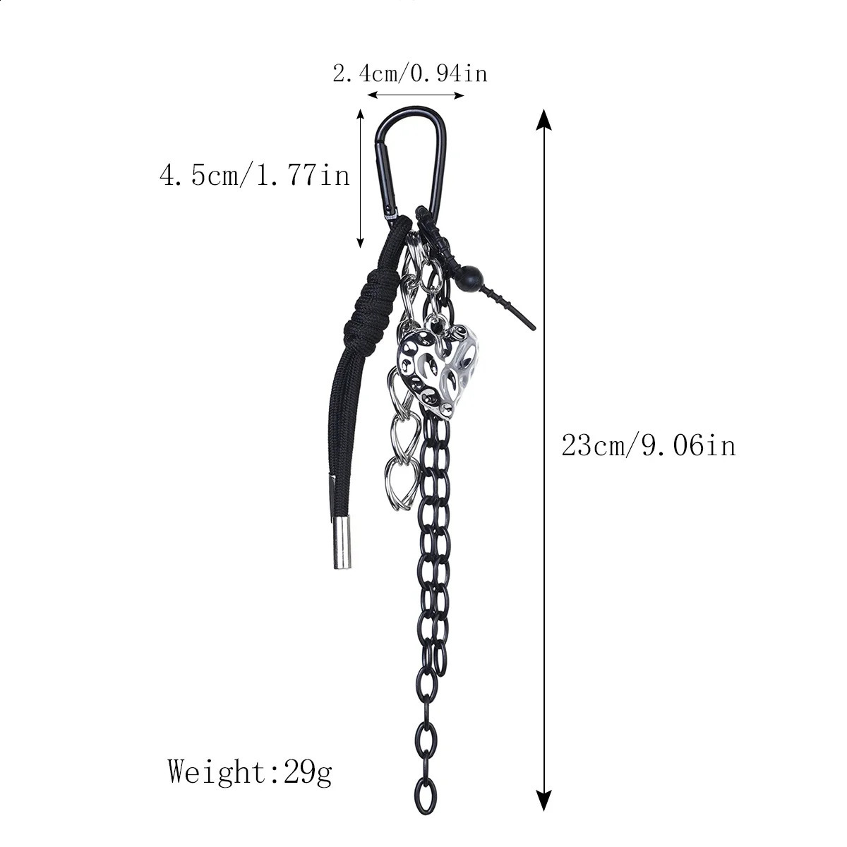 Y2K Woven Rope Keychain Bag Decoration Hanging Keychain Korean Style Diy Acrylic Butterfly ShapeTassel Phone Case Bag Charms 250811