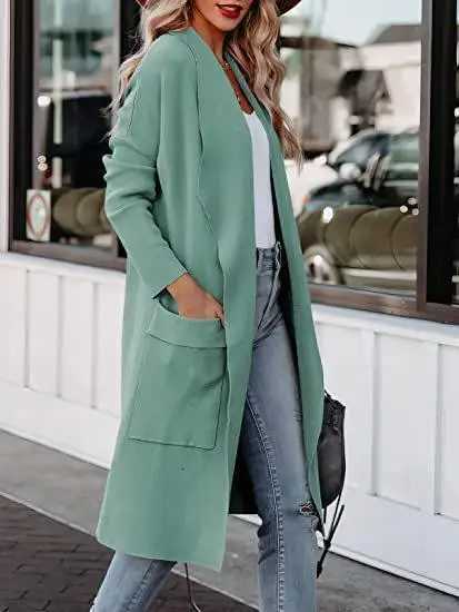 2022 Autumn/Winter Cross Border European and American Womens Clothing Casual Long Solid Color Warm Popular Coat Z250813