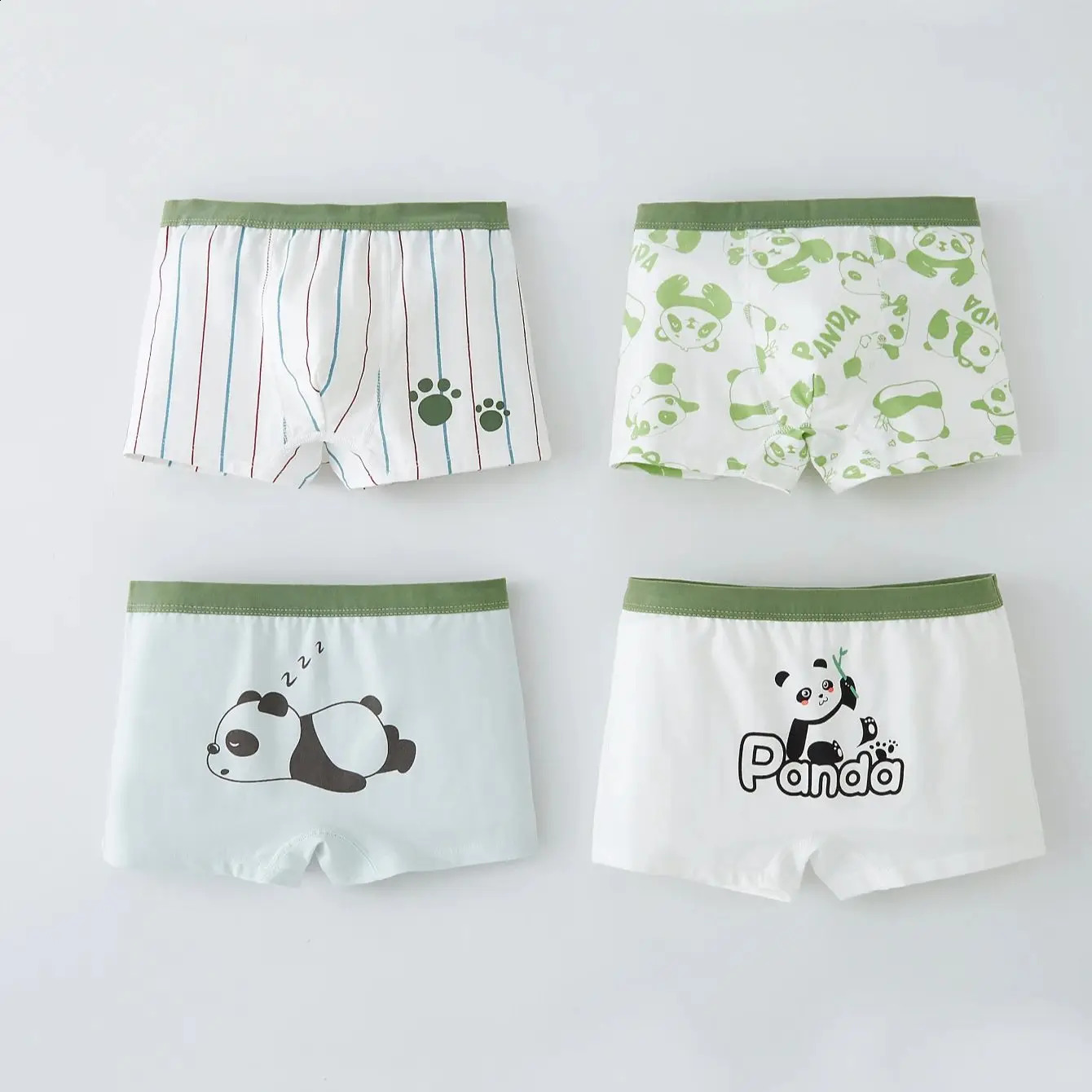 4pcs 211Y Children Boys Boxer Briefs Square Shorts Cotton Baby Toddler Underwear for Kids Teen Underpant 250812