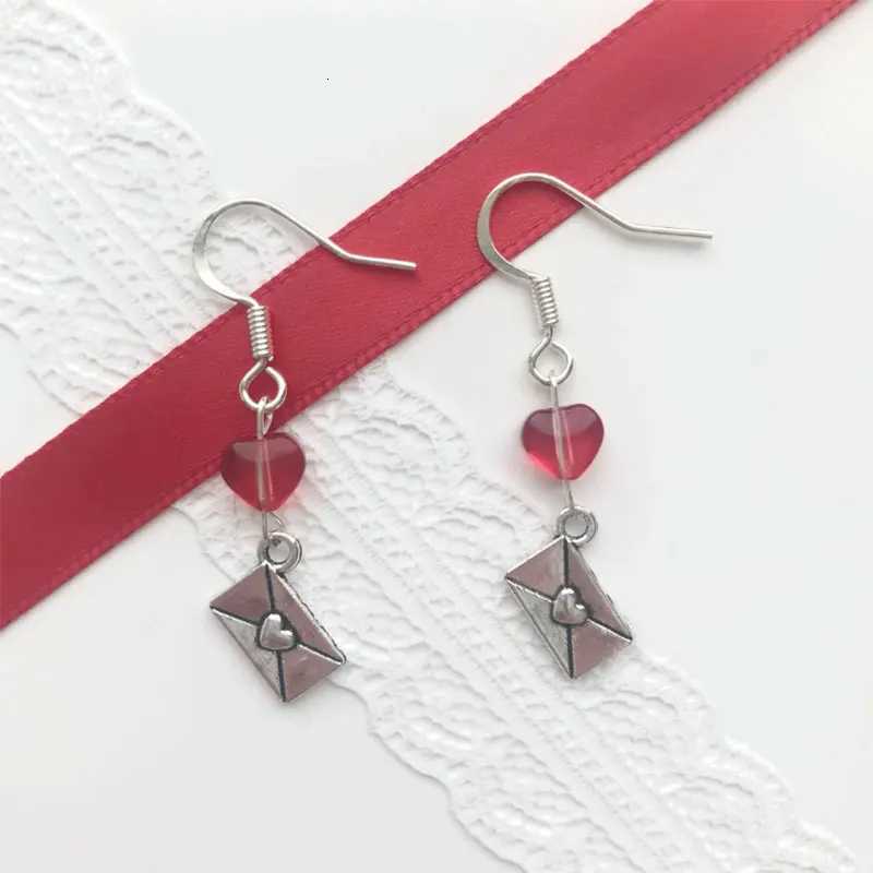 button bow dangle earrings gift aesthetic Y250812
