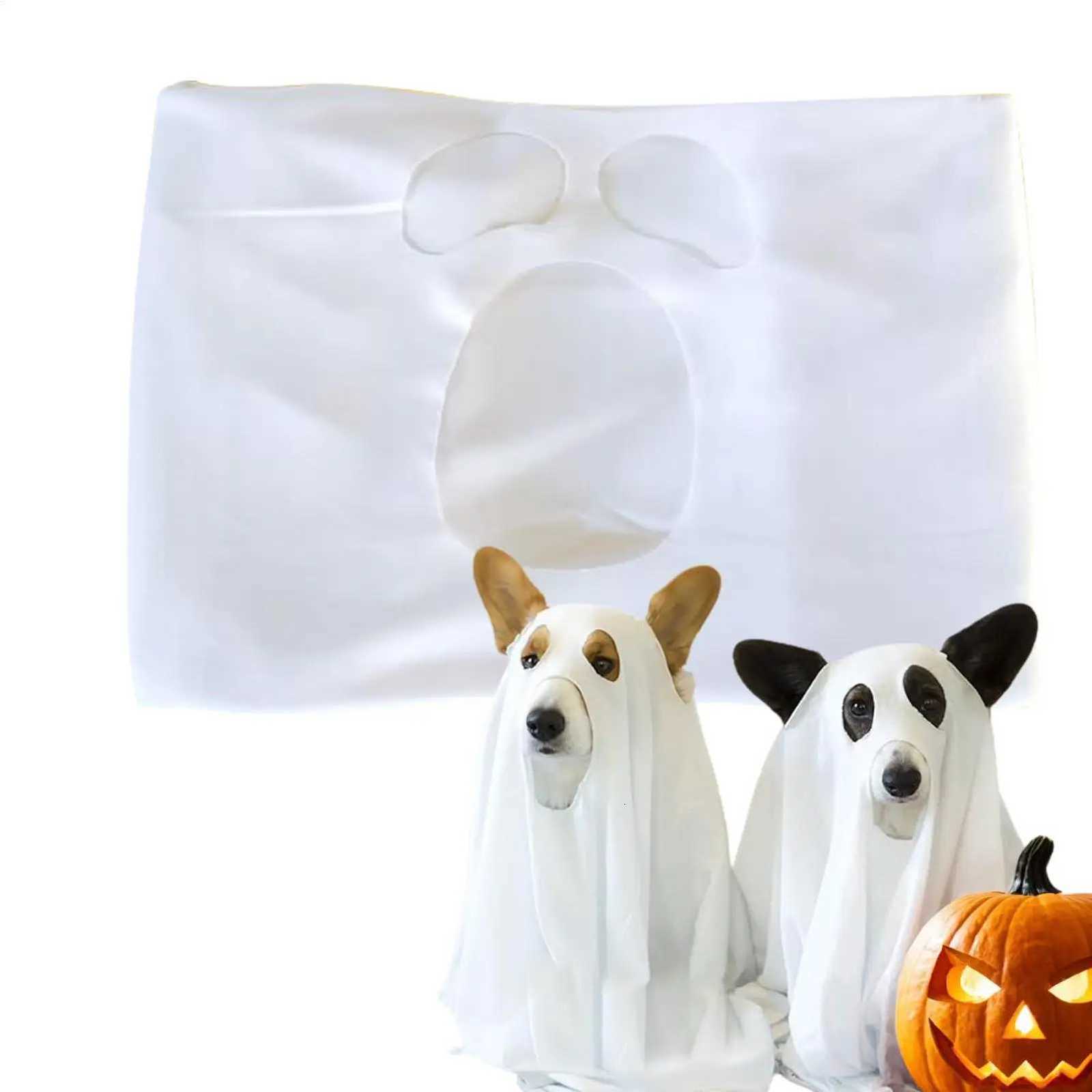 Dog Cosplay Costume Gothic Pet Ghost Cloak Spooky Soft Pet Clothes Breathable Puppy Costume for Outdoor Walks Photo Parties XJ250813