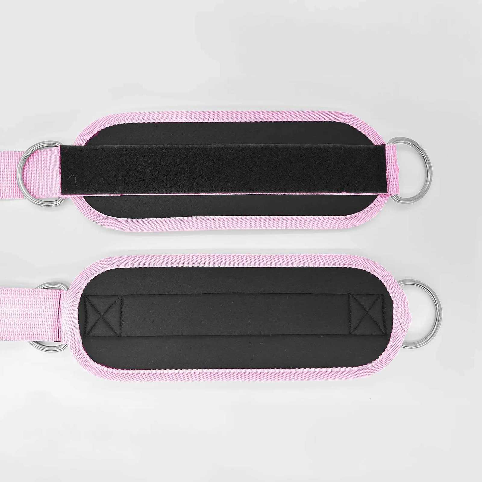 Cable Ankle Straps Double D-Ring Ankle Cuffs For Gym Workouts Glutes Legs Strength Training Brace Support Sport Safety Abductors W250813