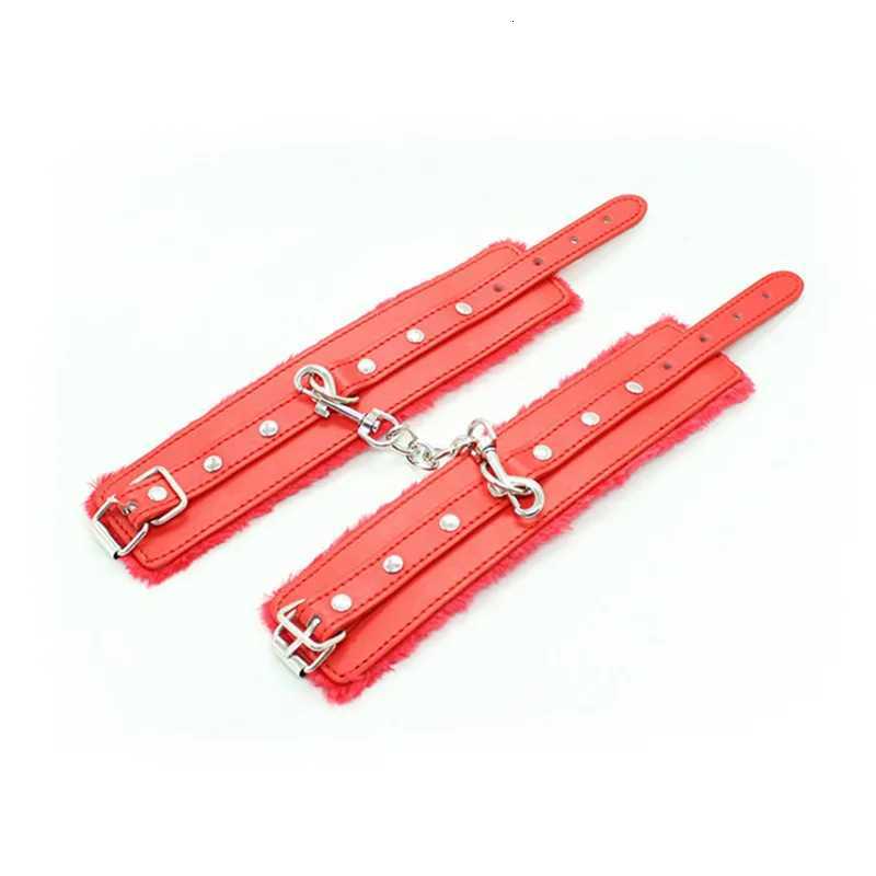 Leather Slave Sex Handcuffs BDSM Ankle Cuffs Restraints Bondage Bracelet Erotic Adult Sex Toys for Women Exotic Accessories XJ250813