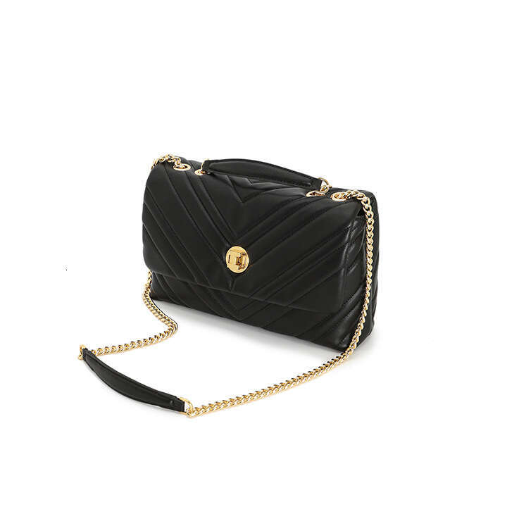 New cowhide niche single shoulder crossbody chain small high-end quilted versatile wandering women's bag