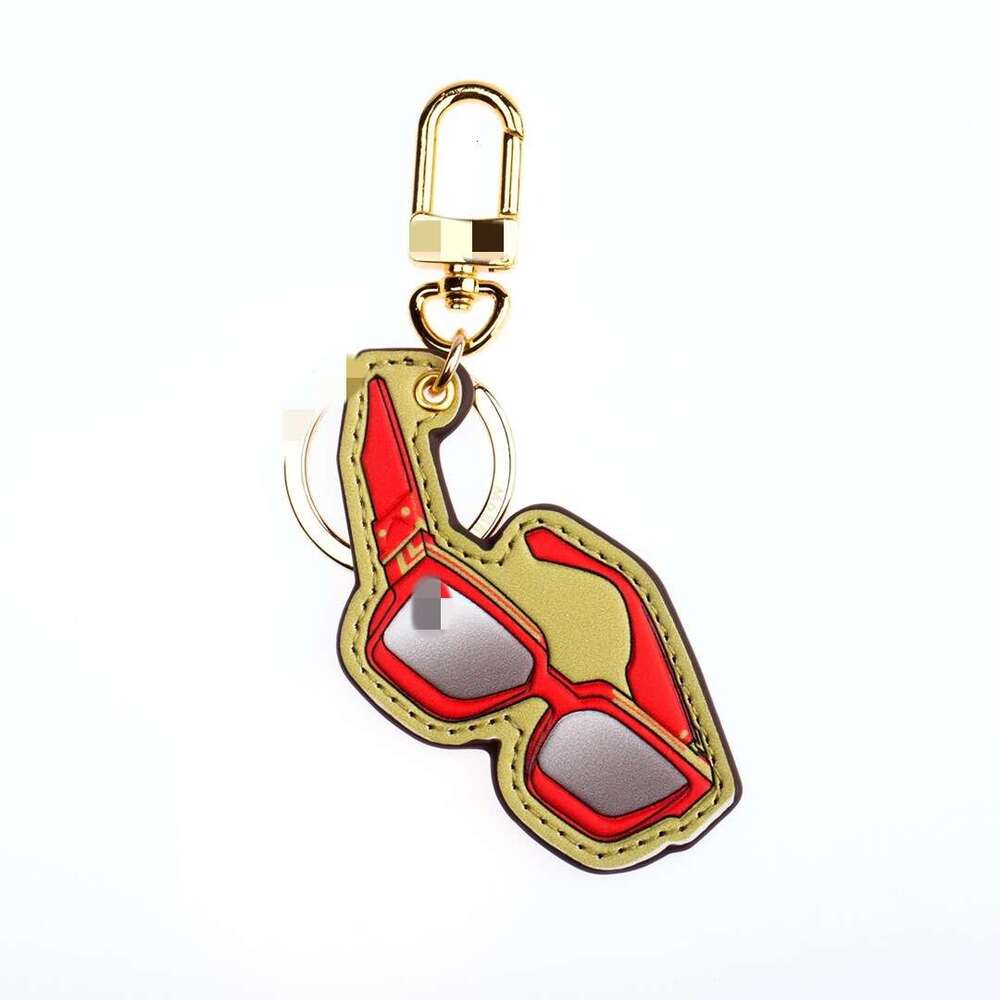 Accessory Series Fashion Metal Bag Charms Presbyopia Car Keychain Key Ring
