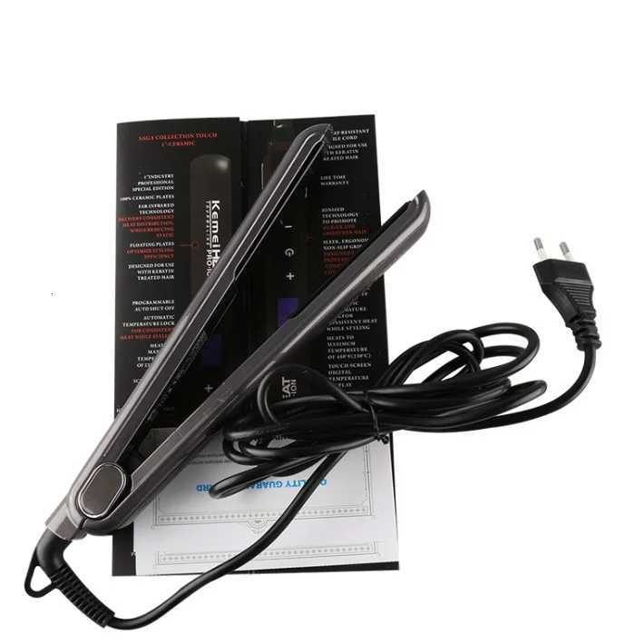 450 Touch-Screen Flat Iron Professional Hair Straightener Fast Electric Straightening Ceramic Titanium Plate Styling Tools W250814