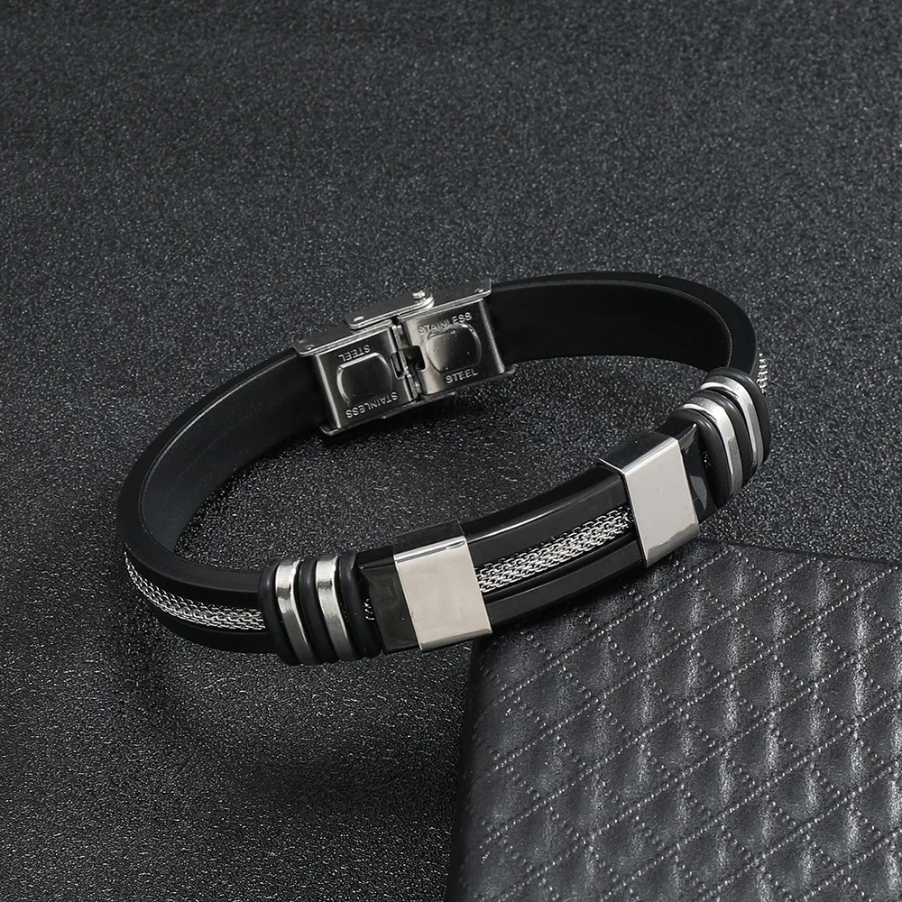 Noter Men Bracelet Stainless Steel 3 Colors Handmade Leather Braslet Hiphop Rock Punk Hand Accessories Gift For Him Pulseria 250812
