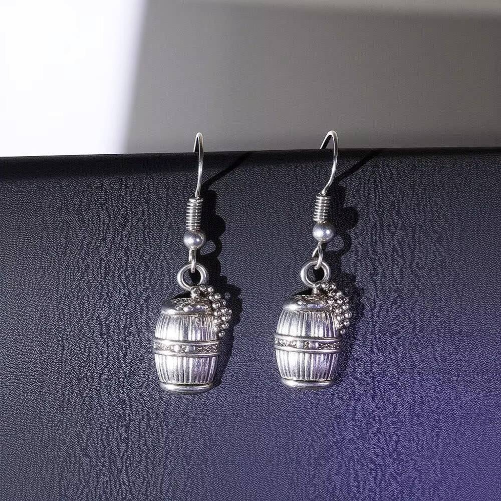 Alloy Women's Earrings Moon Ear Hook Design Long-lasting Non-fading Niche Accessories