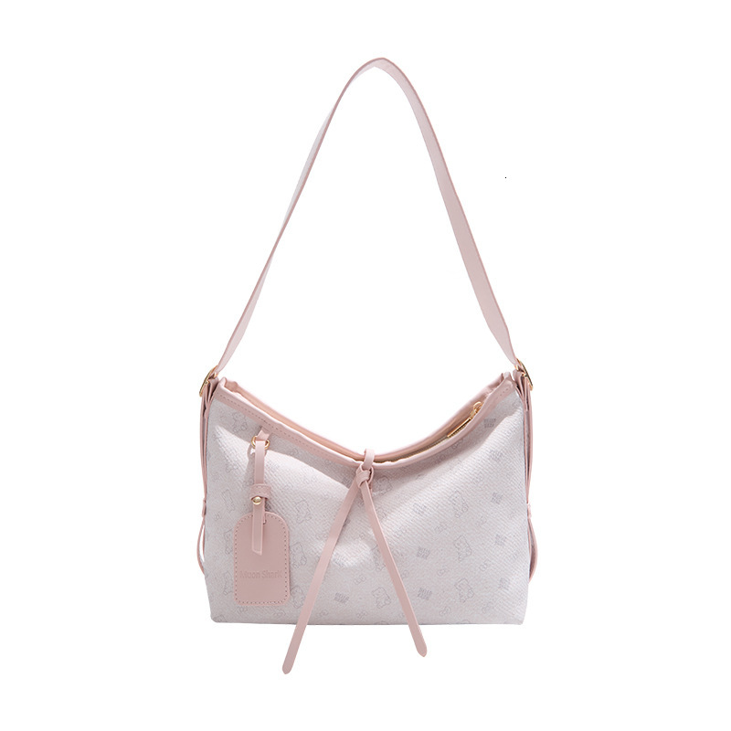 2025 New Women's Designer Handbag High-end Large Capacity Commuting Retro Color Block Leisure Multifunctional Single Shoulder Horizontal Bag Wall