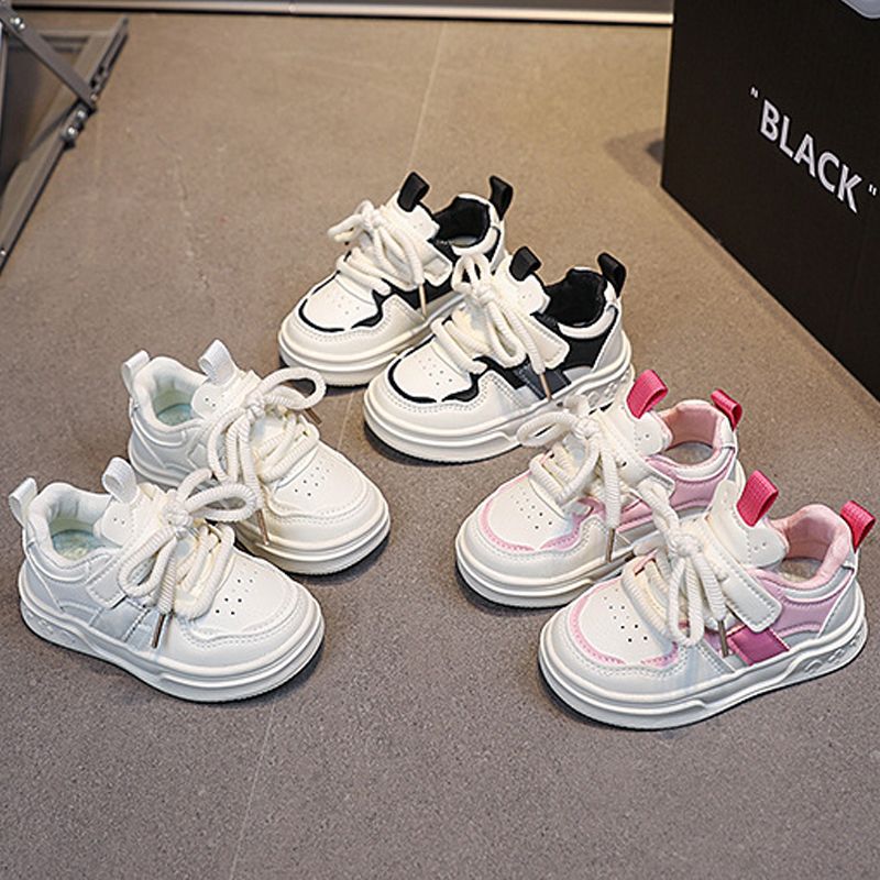 Kids Sports Shoes Hook loop Boys Girls Casual Shoes Thick Soft Sole Kidsnest 2025 New Fashion Toddler Running Shoes Comfortable Trainers Sizes US5.5C-