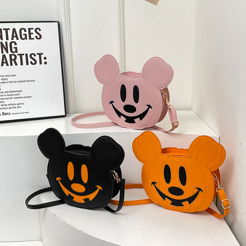 Luxury Brand Designer Bag Bags Shoulder Bag Niche Halloween Quirky Pumpkin Bag Personality Crossbody Bag Creative Patchwork Cartoon Bag