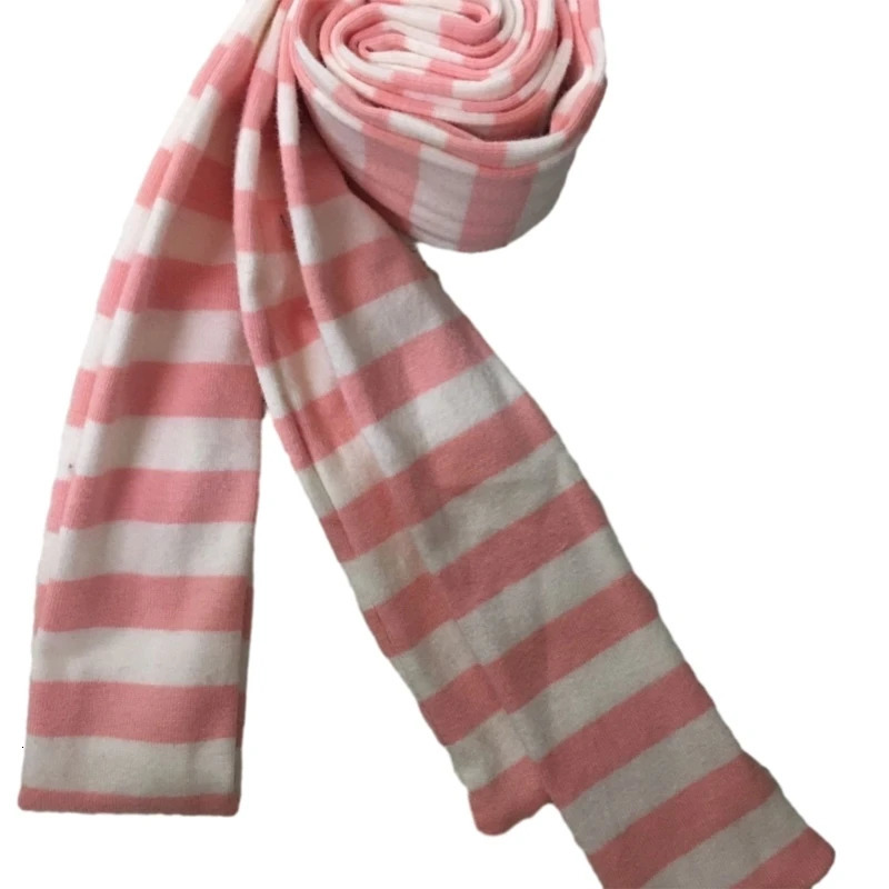 Lady Goth Harajuku Cool Scarve Y2k Girl Stripe Long Knitted Scarves Fashion Cloth Unisex Street Casual Neckerchief 250813