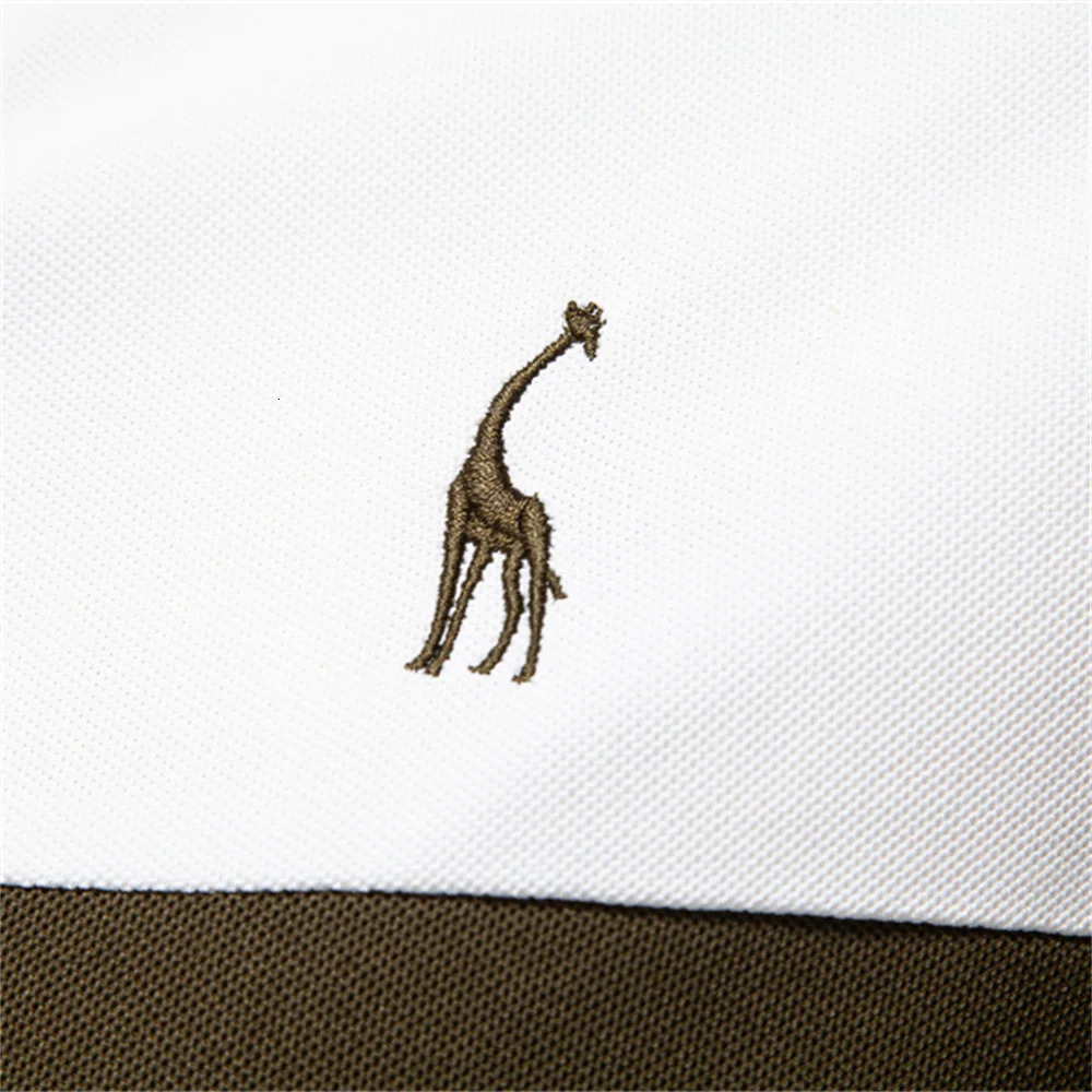 AIOPESON Mens Summer V-Neck Striped Polo Shirt Breathable Slim Fit Polo Shirts for Men Lightweight Casual Athletic Polo 250813