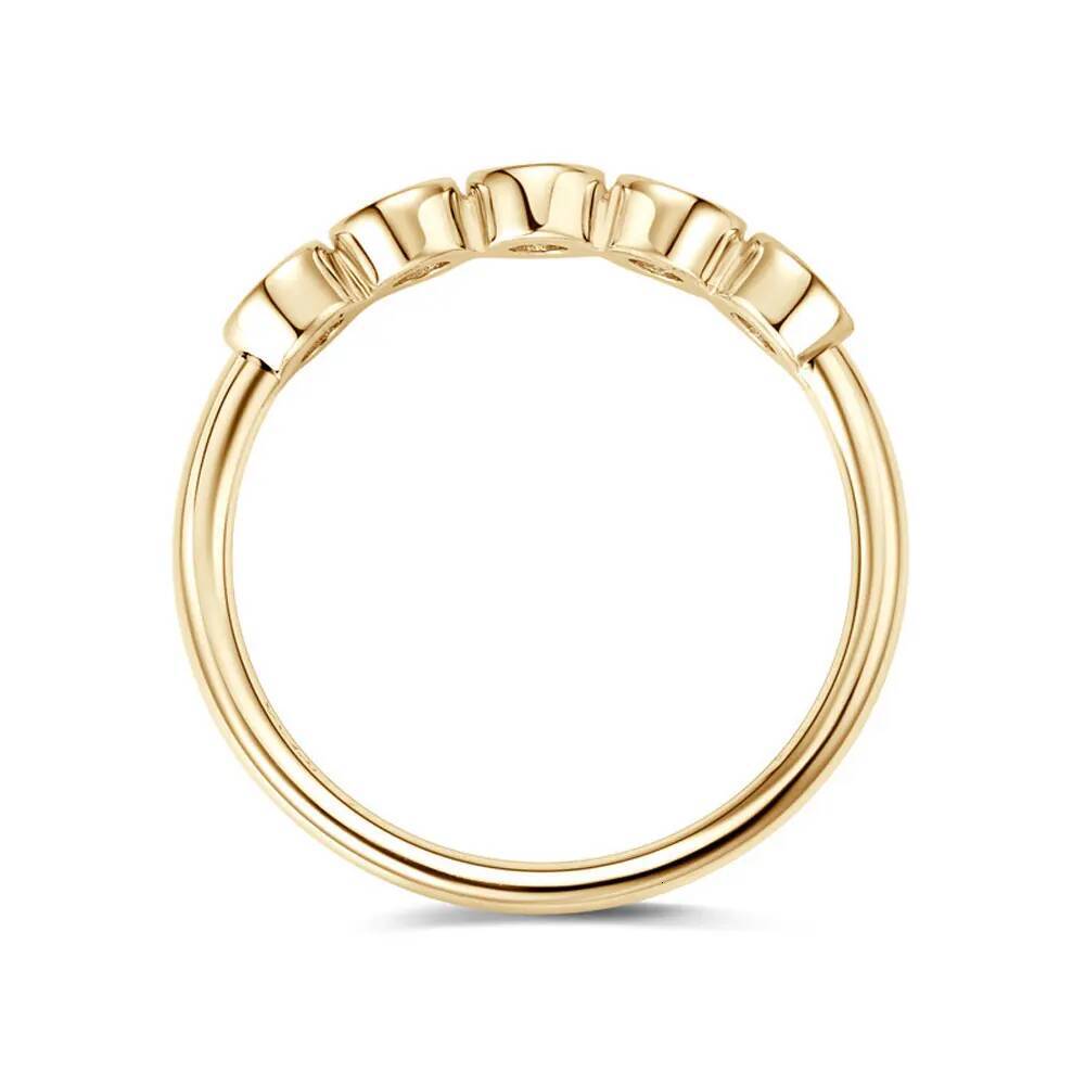 KNOBSPIN D VVS All Moissanite Rings for Women Bubbles Classic Engagement Wedding Band with Certificates 925 Sterling Silver Ring