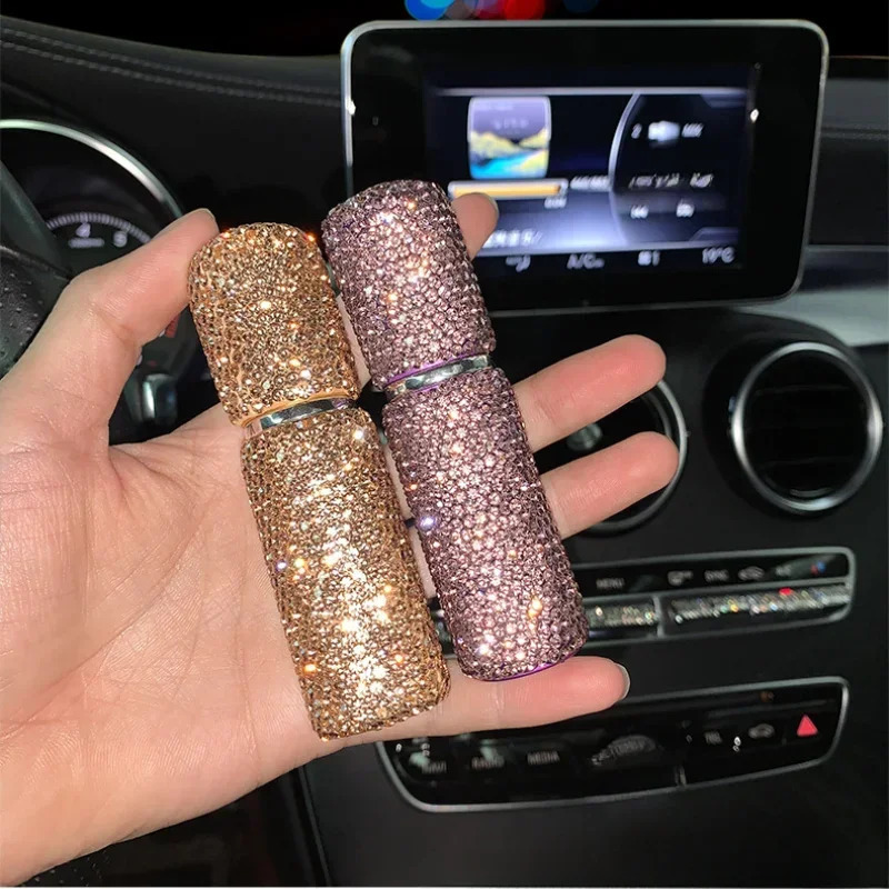 10ml Portable Mini Diamond Glass Refillable Perfume Bottles Spray Pump Empty Cosmetic Containers Atomizer Vials For Travel 250813