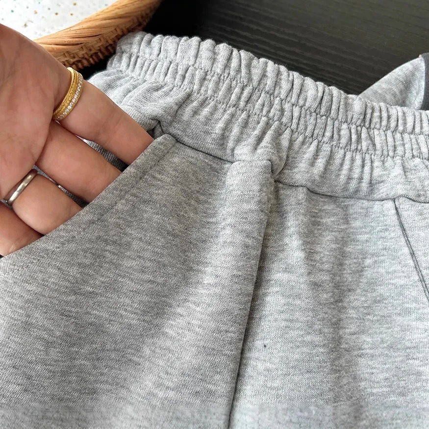 baby boys autumn sweatshirt sets round neck topElastic Waist pant toddler boys sets letter printed kids baby boys Two-piece set 250813