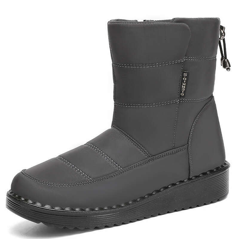 Shoes 2025 Winter Long for Women, Fleece Lined, Thickened, Warm Snow Boots, Polyurethane Lightweight Cotton Boots