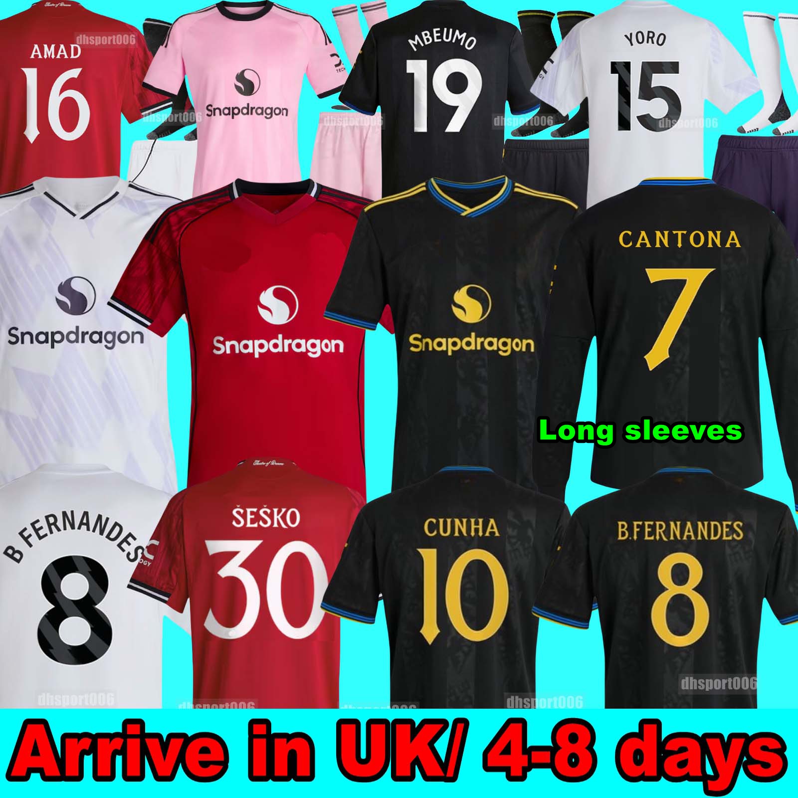 25 26 Cunha soccer jerseys CANTONA 7 Player ANTONY ERIKSEN Man B.FERNANDES SESKO 30 football shirt 2025 2026 CASEMIRO Elanga GARNACHO MOUNT MARTINEZ HOJLUND MBEUMO