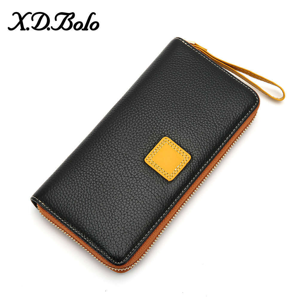 New Top Layer Cowhide Capacity Wallet Long Style Women's Large Cash Clip designer wallet B5 B5