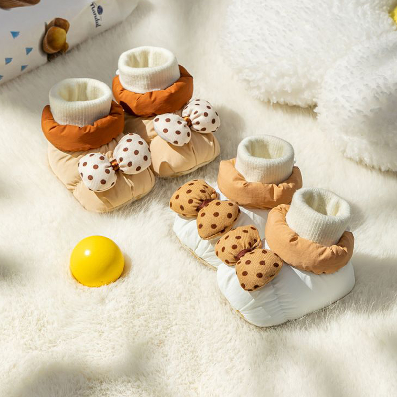 Warm First Walker Fashion Casual Baby Shoes Cartoon Cute Baby Girl Shoes Kidsnest Comfortable Soft Soled Boy Infant Cotton Shoes