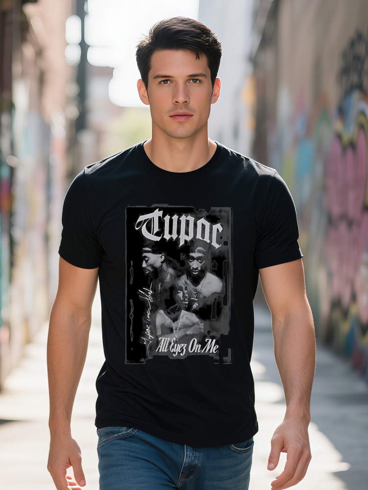 Band Tee Retro Tha Dogg Pound Men's Graphic T-Shirt Black Crew Neck Short Sleeve Summer Top for Casual Wear