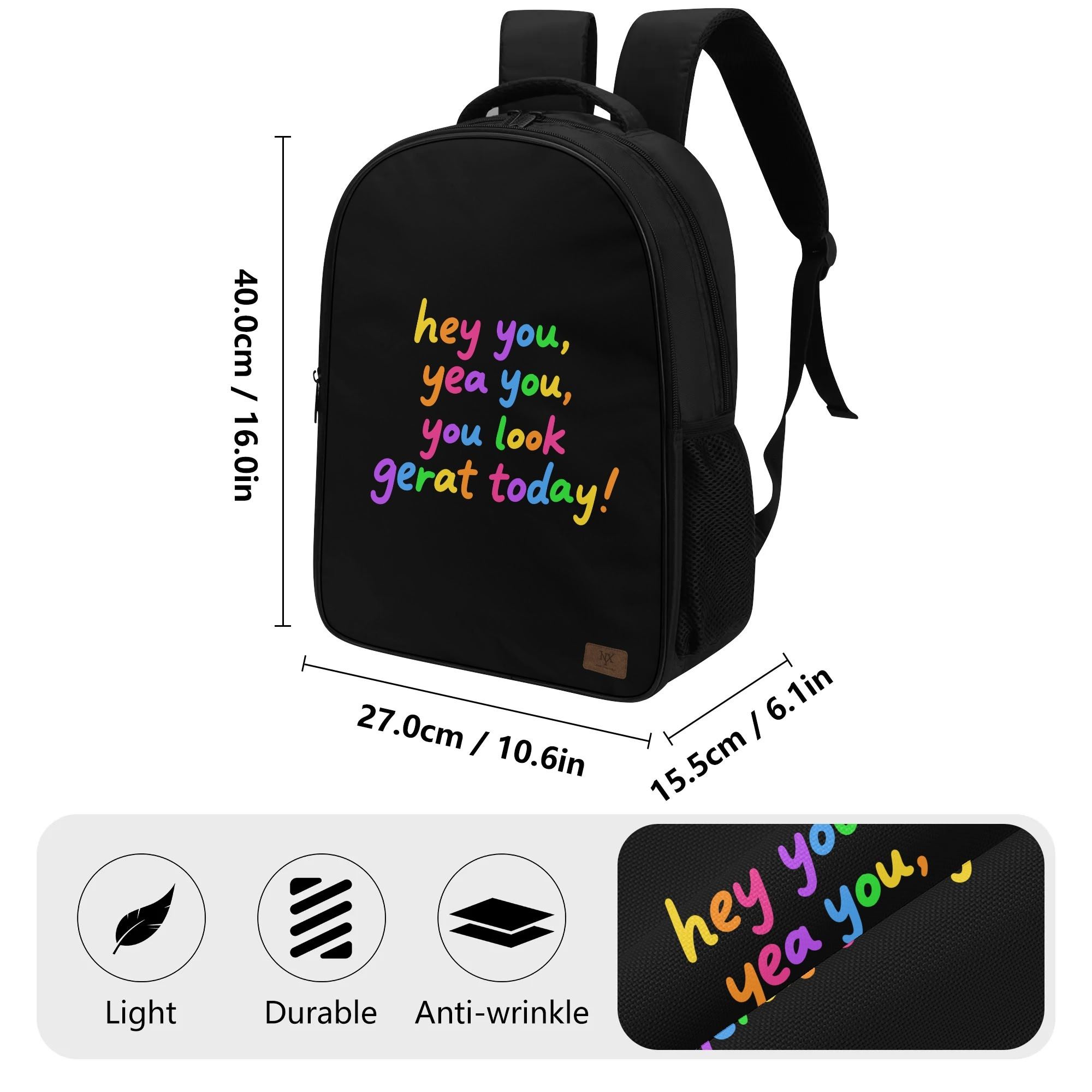 NXY high quality backpack luxury bag Women backpacks designer bookbags back packs womens fashion all-match Large capacity colorful letters schoolbag