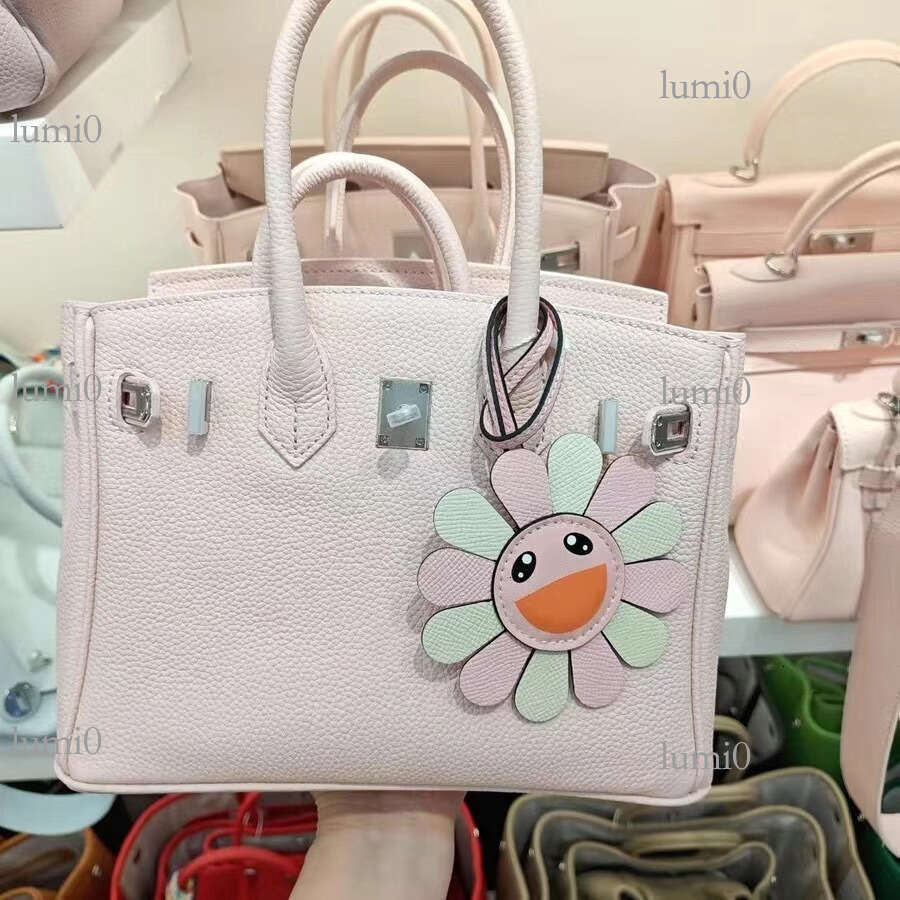 New Rainbow Smiley Sunflower Leather Bag Pendant Cute Colorful Flower Car Interior Hanging Decoration