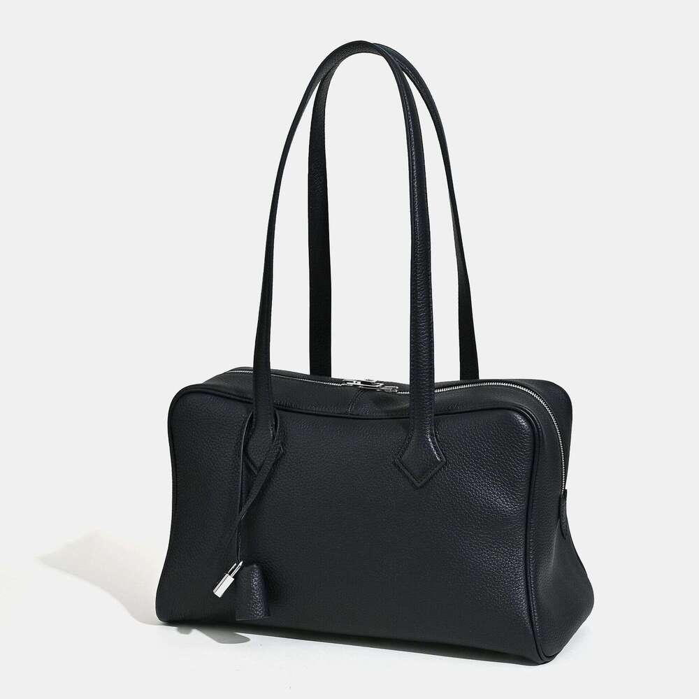 Designer Bag Tote Bag Shoulder Bag 2025 New Top Layer TC Victoria 35 Tote Bag Fashion Versatile High-End Genuine Leather Women's Handbag