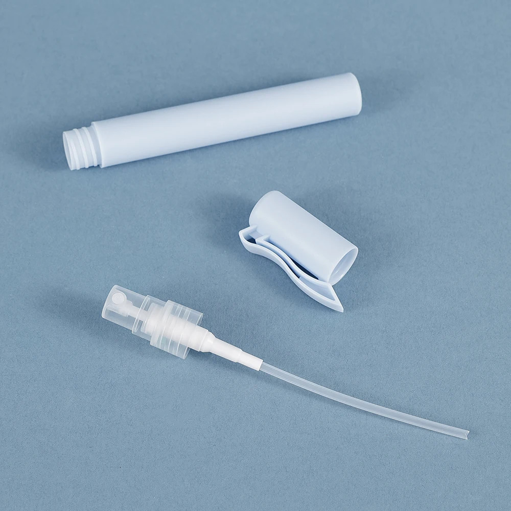 3pcs 10ml0.3oz Spray Bottles for Perfume Travel Cosmetic Frosted empty refillable colored Plastic Pen Shape with 3 Funnels 250813