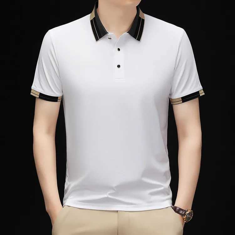 2025 Summer New Mens Classic Polo Shirt Short Sleeve Polo Mens Top Hot Sale XJ250804