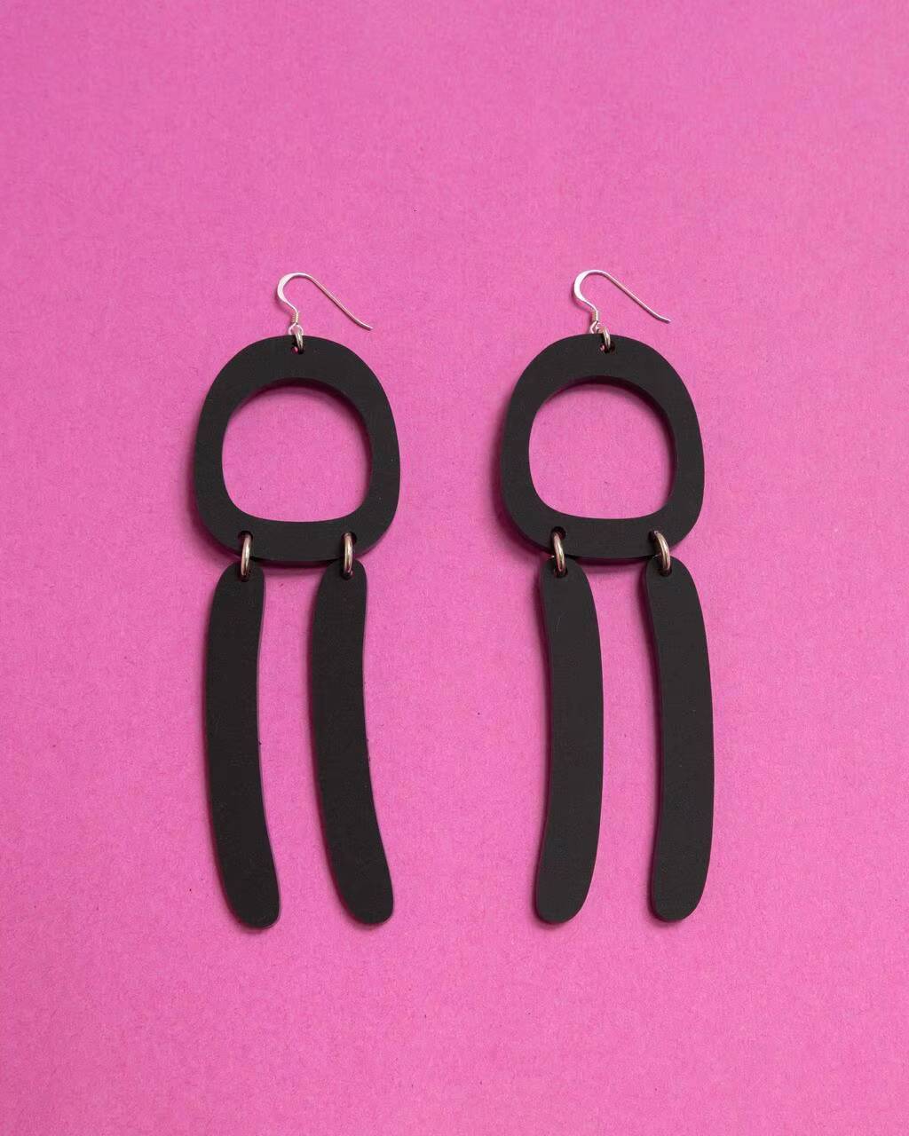 Women's Summer Bohemian Fashion Exaggerated Geometric Multicolor High Frequency Crafts Loose Earrings Studs