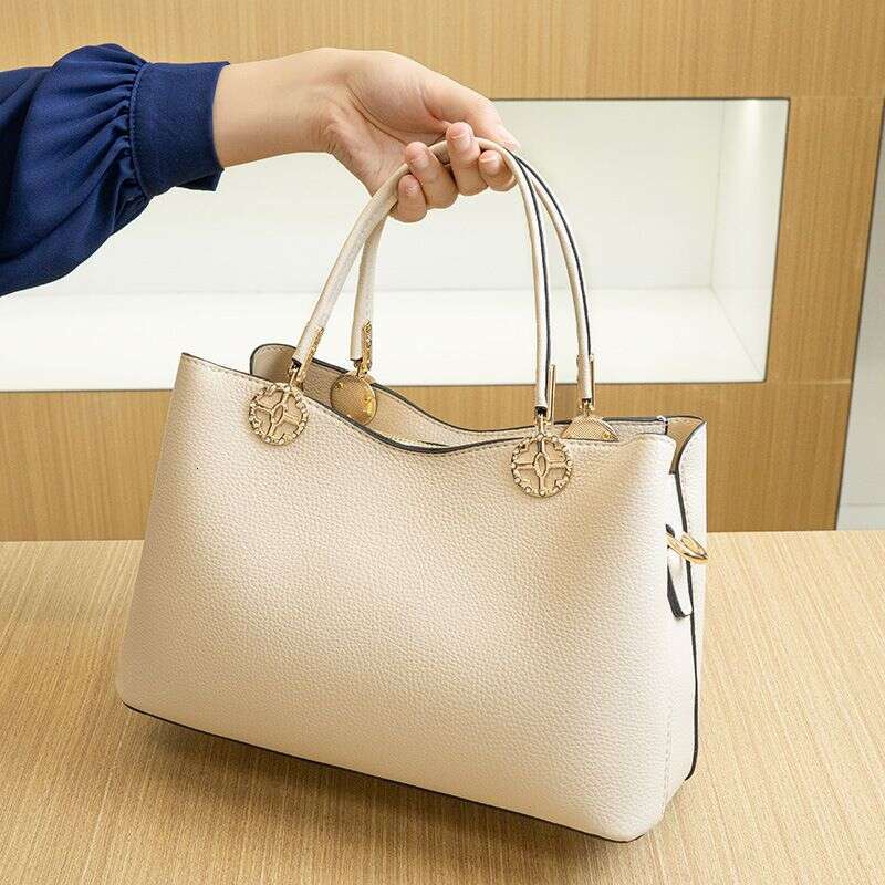 Handbag Versatile Large Capacity Commuter Crossbody Women's Soft Fabric Mommy Bag Middle aged