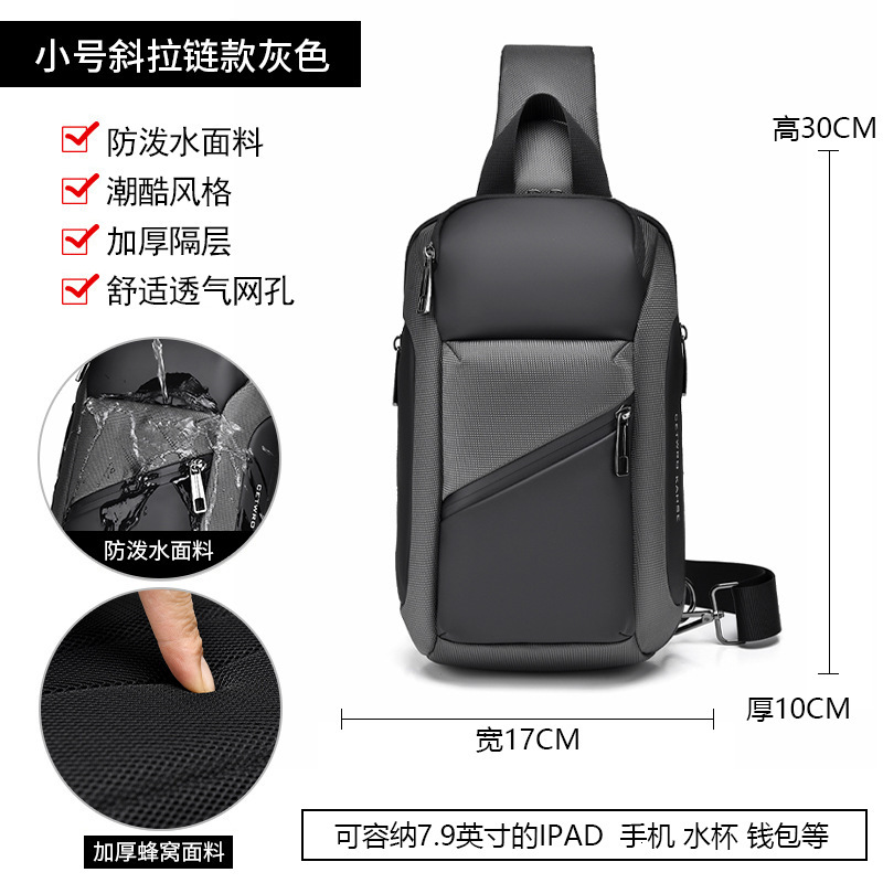 Luxury Brand Designer Bag Men's Chest Bag Crossbody Bag Multi-Functional Large Capacity Sports Cycling Bag Unisex Single Shoulder Crossbody Bag M