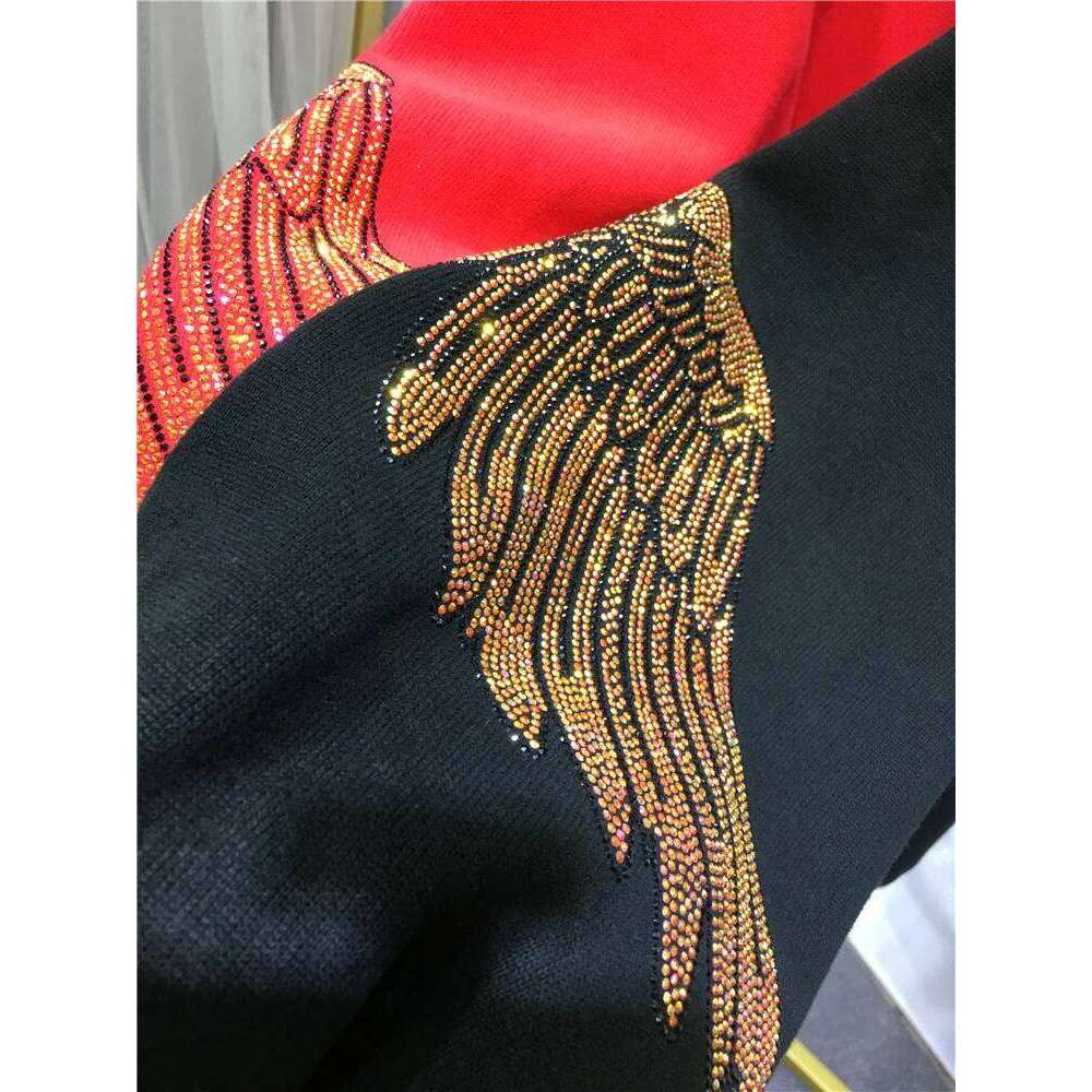 Add 300 pounds fat people wear rhinestone dia round neck women's sweatshirt spring and autumn fashion leopard pattern shirt