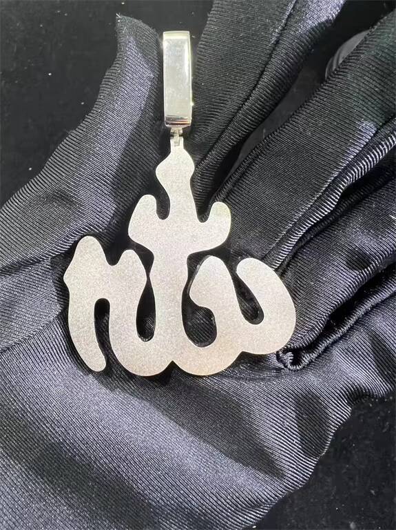 VVS Moissanite Sterling Sier Pendant Custom OEM/ODM Dia Pendants Necklace for Ladies