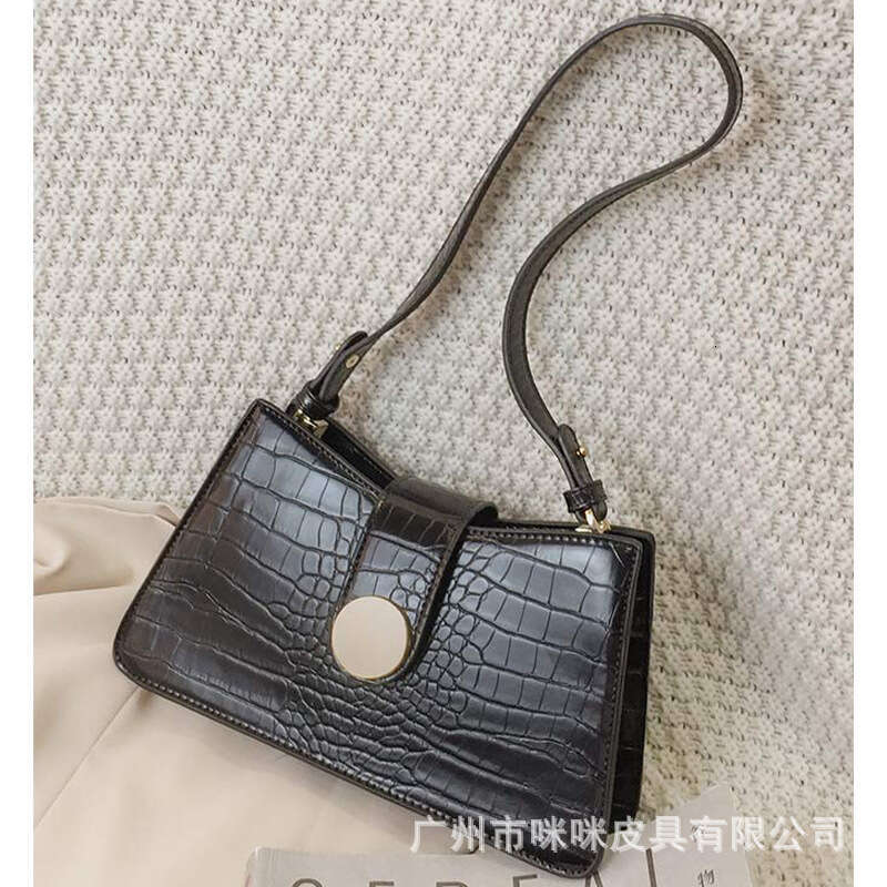2025 Designer bag Luxury bag New Women's Crocodile Pattern Crossbody Fashion Underarm Elegant Shoulder Bag