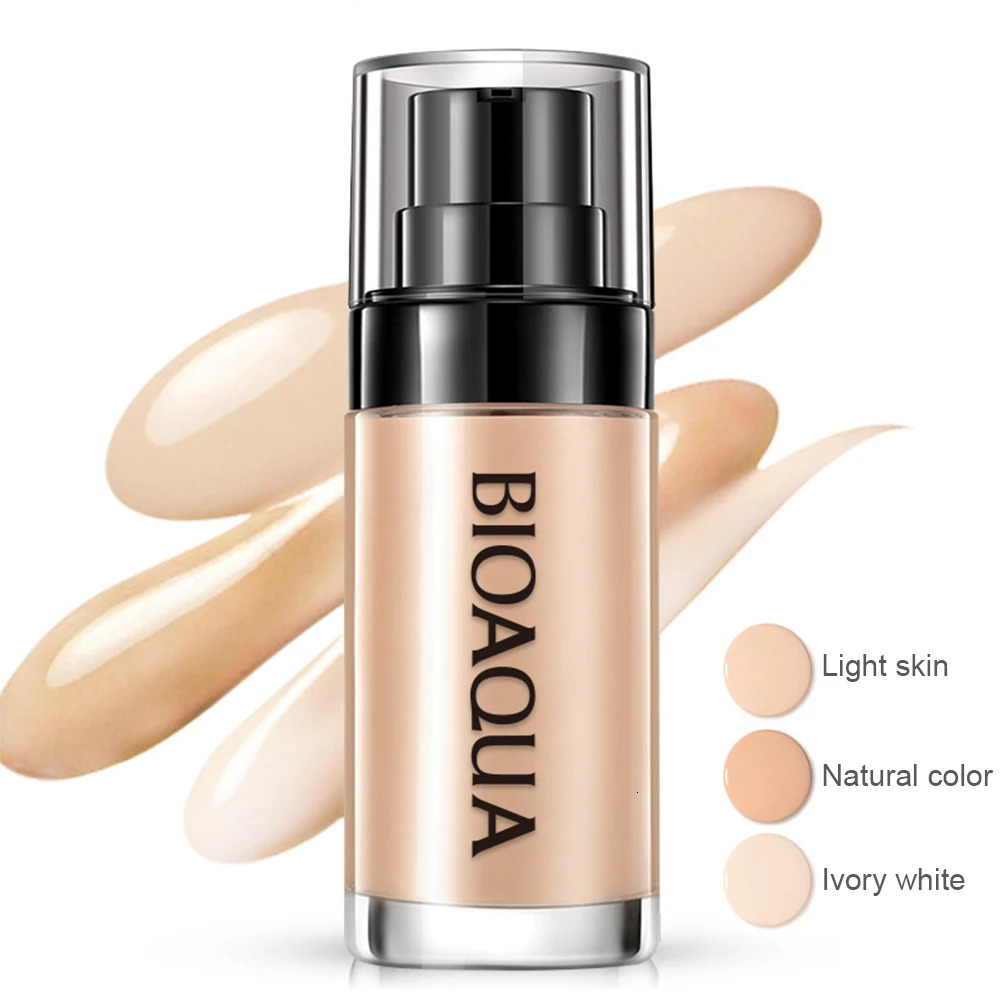30ml Matte Liquid Foundation Waterproof Long Wear Full Cover Spot Natural Face Base Makeup Matte Concealer Cosmetic 3 Color 250812