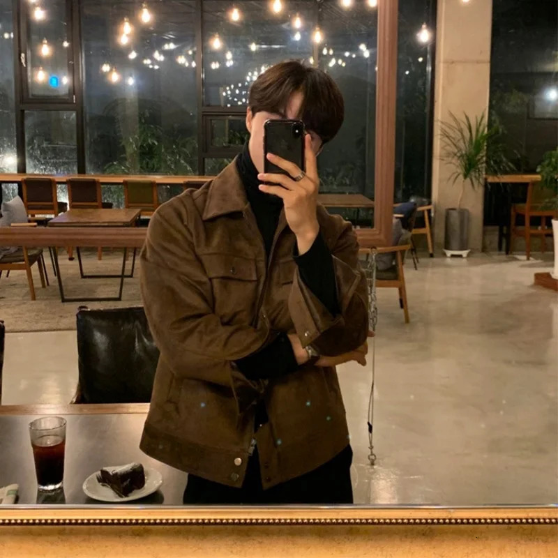 Winter Thickened Jacket Men Warm Fashion Casual Thick Suede Jackets Mens Streetwear Korean Loose Short Coat Men Outwear M-2XL 250808