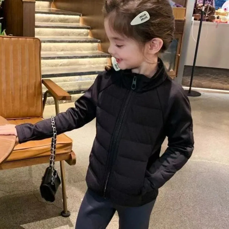 Fashion Baby Girl Boy Duck Down Jacket Infant Toddler Teens Child Solid Down Coat Autumn Winter Warm Outfit Baby Clothes 18M-12Y 250813