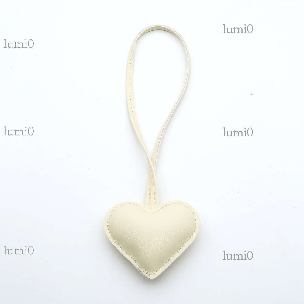 Creative PU Leather Simple Love Heart Bag Clothing Accessories Couple Pendant Ornaments