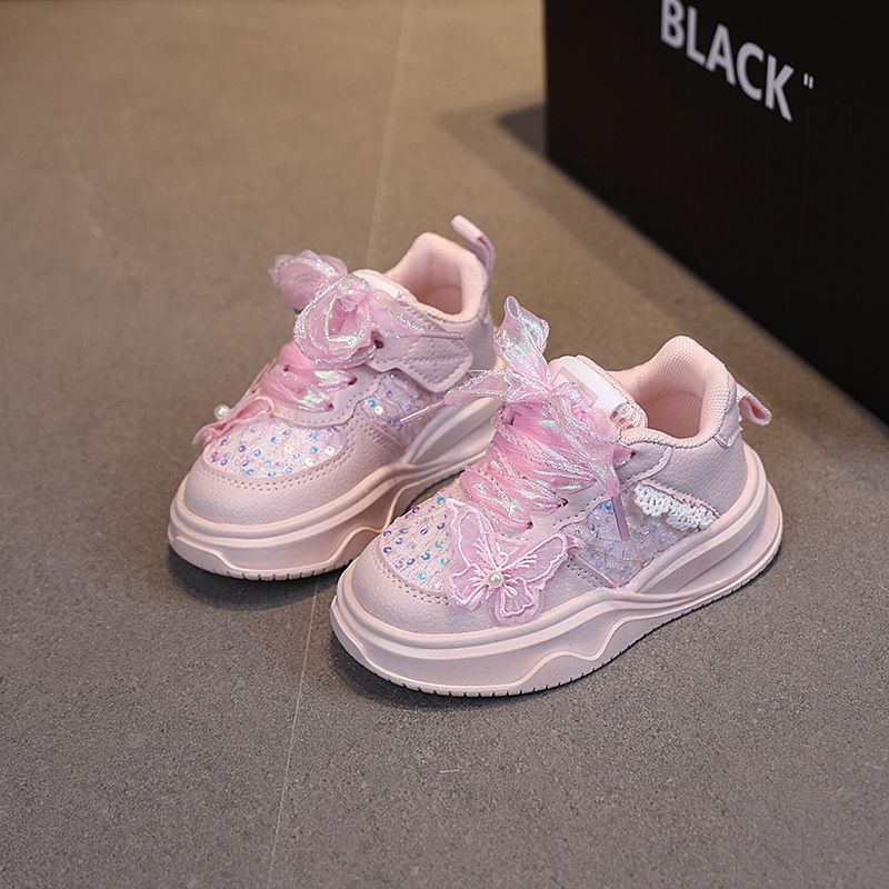 Girls Sport Shoes Kids Fashion Casual Shoes Toddler's Sneakers for Student Shoes Kidsnest Girls Running Shoes Sizes US5.5C-US12.5C K0720