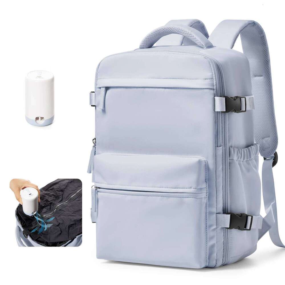 Children Large Capacity Schoolbag Travel Air Vacuum Compression Women Men Backpack Business Laptop Bag Handbag