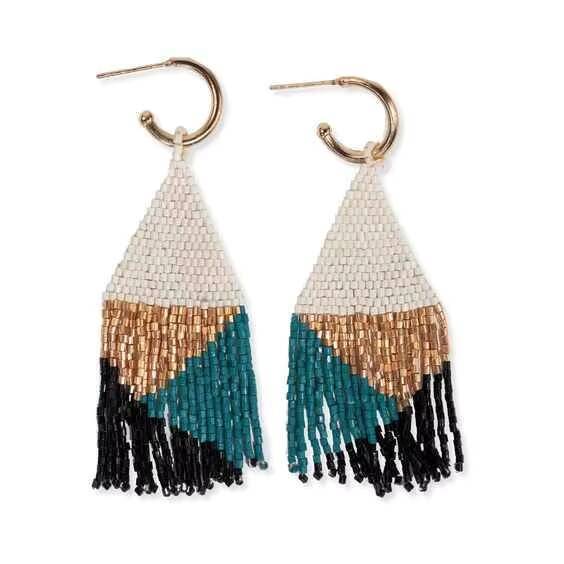 Evening Handmade Women's Seed Bead Unique Jewelry Fashion Earrings