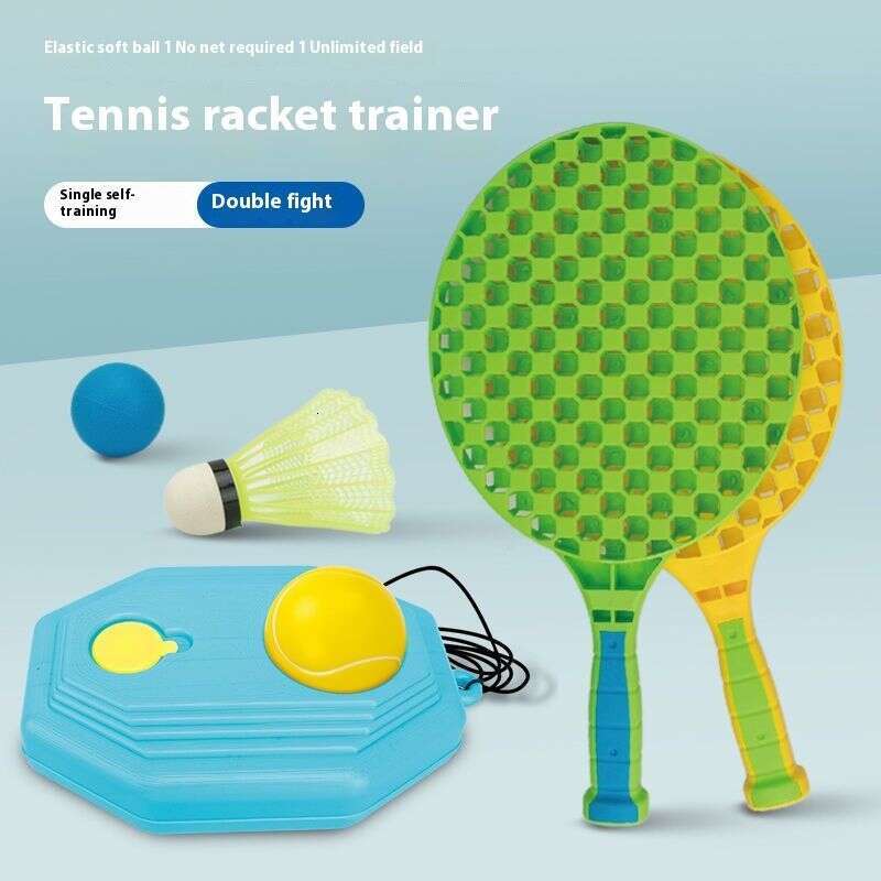 Tennis Racket For Children Single And Double Badminton Training Device With String Sports Ball Outdoor Activities